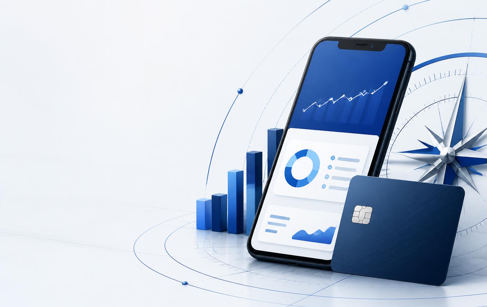 Meridian mobile banking app and card